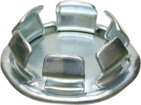 Arlington 904 Snap-In Blank, 2 in, For Use With Knockout, Steel, Zinc Plated