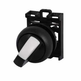 Cutler-Hammer M22S-WK3 Pushbutton, 3-Position Selector Switch, Black, Non-Illuminated, NEMA 4X and 13